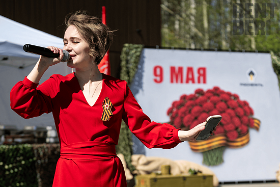 Полевая кухня, фотозона и декор для компании Роснефть по случаю праздника 9 мая рис 21