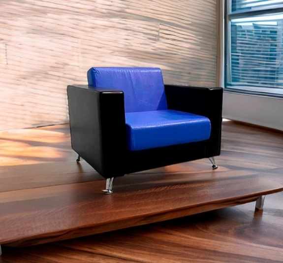 Кресло Cube сине-черное рис 3