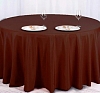Скатерть круглая 3,2м шоколадная рис 3