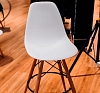 Стул барный Eames белый рис 3