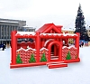 картинка Батут "Домик Санты" от компании Рент-Бери
