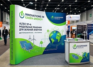 Стенд Altec ST-4 полукруглый двусторонняя печать