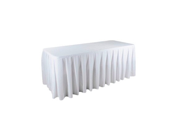 картинка Фуршетная юбка 5,6м белая от компании Рент-Бери
