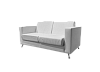 Диван Cube двухместный белый