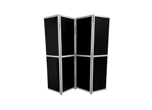Металлическая ширма чёрная