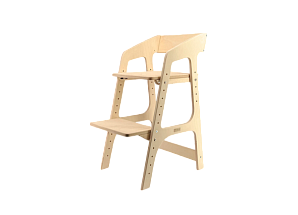 Детский стул для кормления натурального цвета