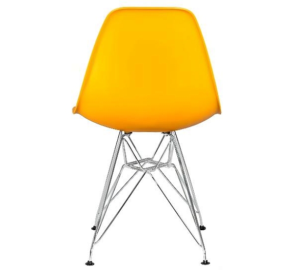 Стул Eames металл желтый рис 4