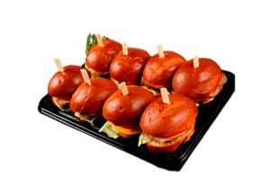 Мини бургер с бужениной