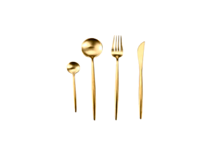 Столовые приборы Shadow Golden