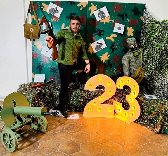 картинка Фотозона "С 23 февраля" от компании Рент-Бери