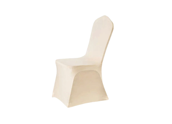 Чехол для стула бежевый (стрейч)