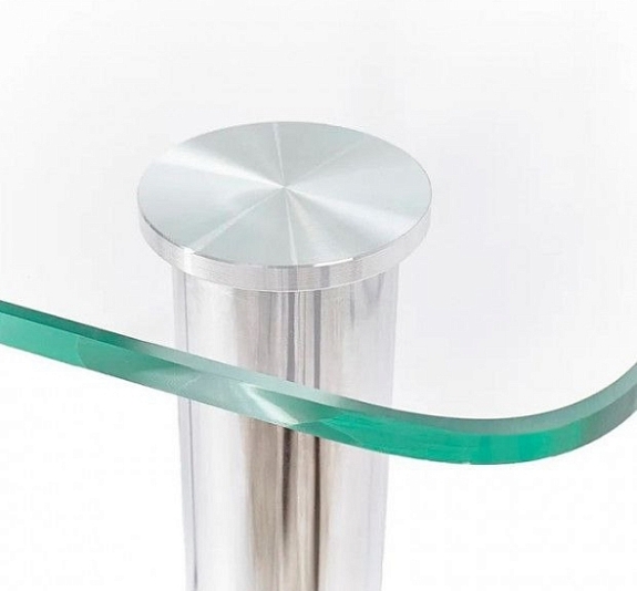 Стеклянный журнальный столик рис 1