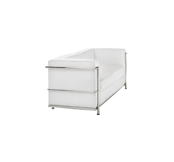 Диван Chrome двухместный белый рис 2