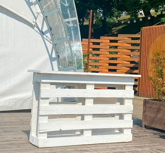 Барная стойка из паллет рис 3