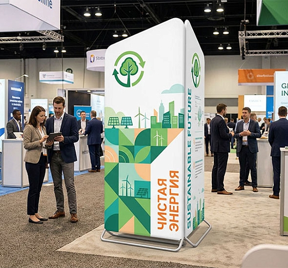 Мобильный стенд City без печати рис 3