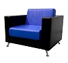 Кресло Cube сине-черное рис 2