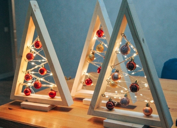 картинка Сборка деревянной модели ёлки от компании Рент-Бери
