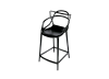 Стул барный Masters чёрный