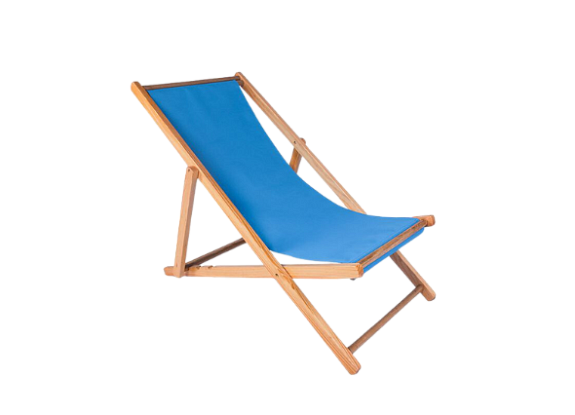 Голубой шезлонг