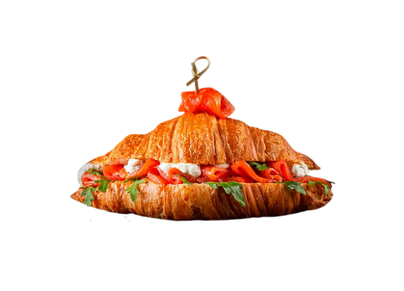 Круассан с сёмгой
