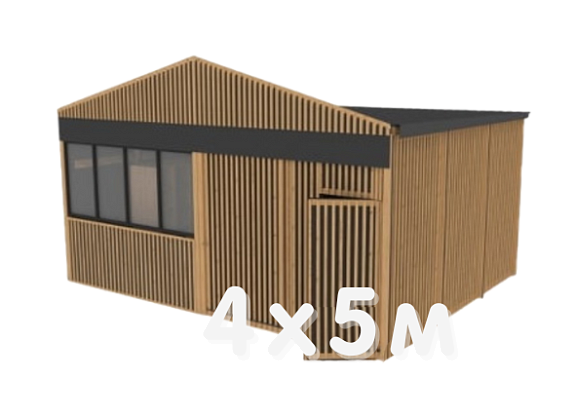 картинка Модуль Раздевалка 4х5 м от компании Рент-Бери