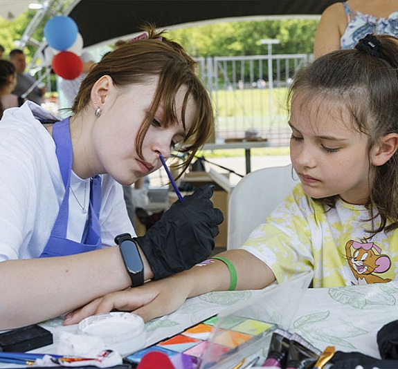 Аквагрим на мероприятие рис 6