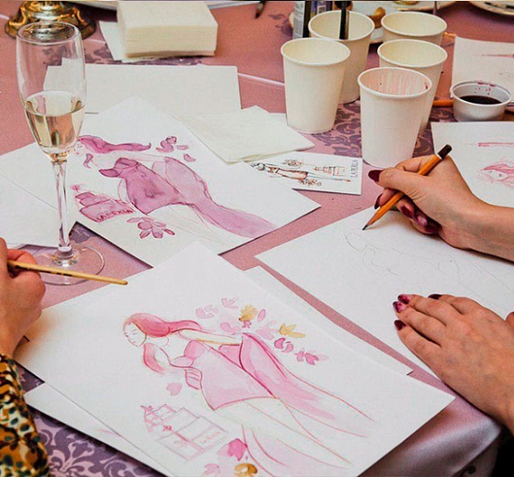 Мастер-класс «Рисование вином» рис 1