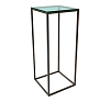 Коктейльный Стол High Cube Glass чёрный рис 1