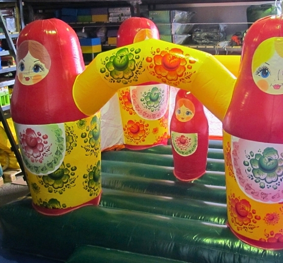 картинка Батут "Матрешка" от компании Рент-Бери