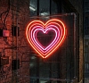 Аренда неоновой вывески «Сердце» к 8 марта рис 3