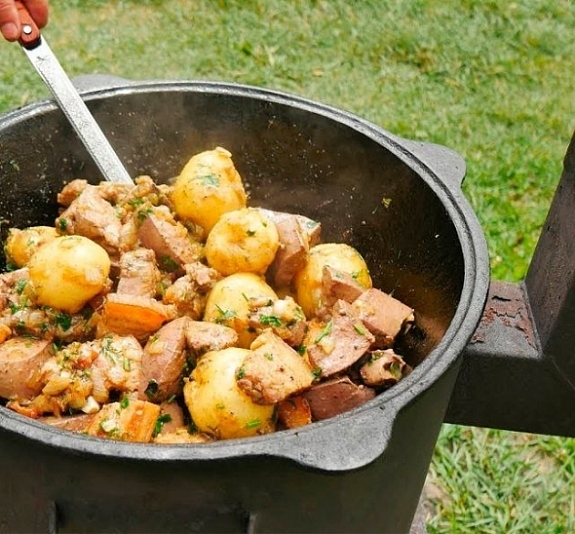 Казаны с печкой рис 1