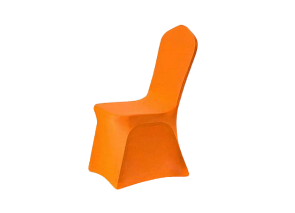 Чехол для стула оранжевый (стрейч)