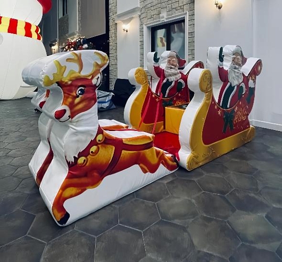 картинка Фотозона "Упряжка с оленями" от компании Рент-Бери