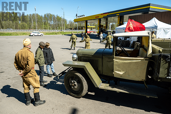 Полевая кухня, декор и фотозона для компании Роснефть в честь 9 мая рис 51