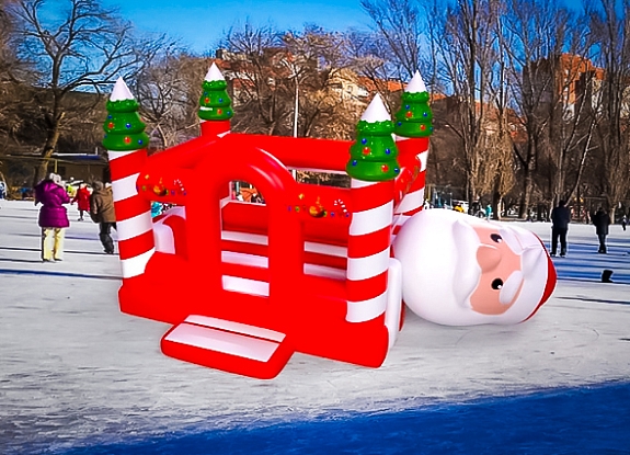 картинка Батут "Санта" от компании Рент-Бери