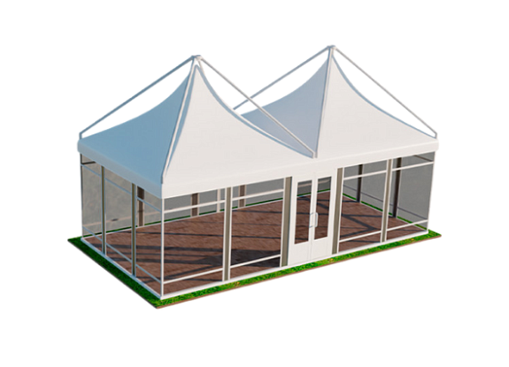 картинка Пагода Лондон остекленная 5х10 от компании Рент-Бери