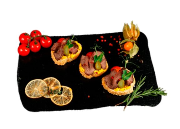 Брускетта Ростбиф