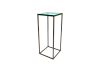 Коктейльный Стол High Cube Glass чёрный