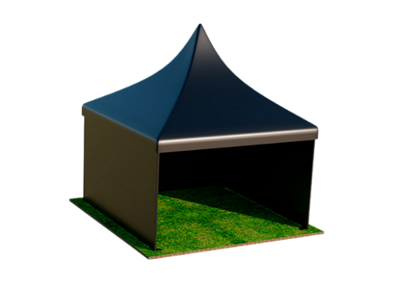 Пагода черная 5х5