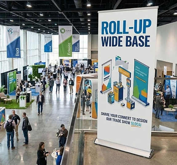 Ролл Ап каплевидный рис 3