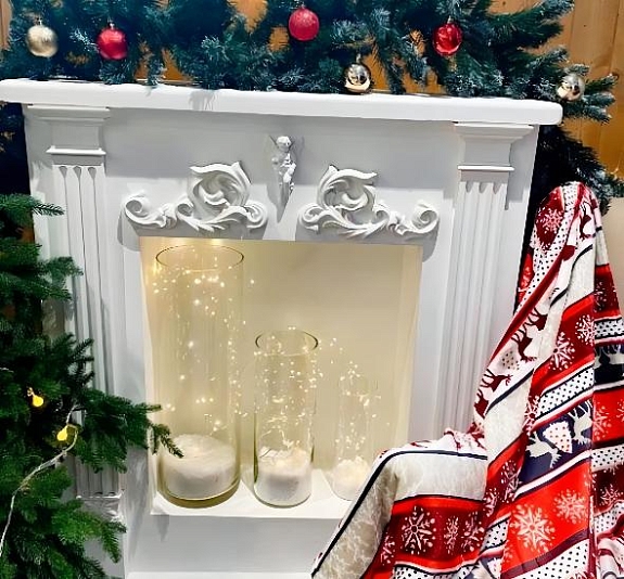 картинка Новогодняя фотозона с камином от компании Рент-Бери