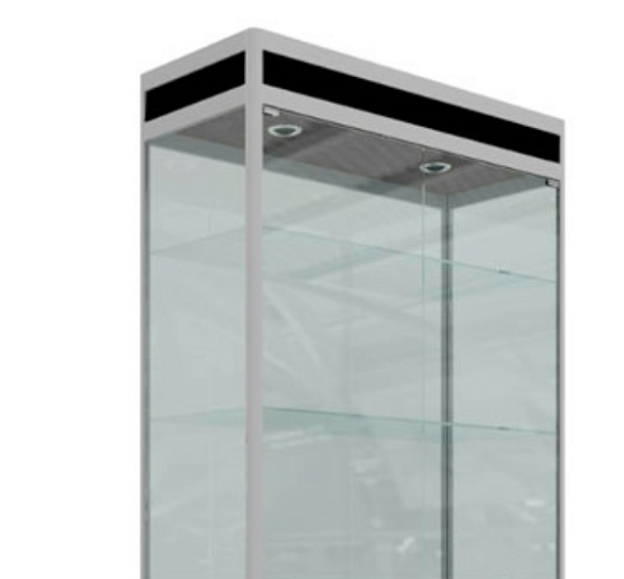 Выставочная витрина черная рис 3