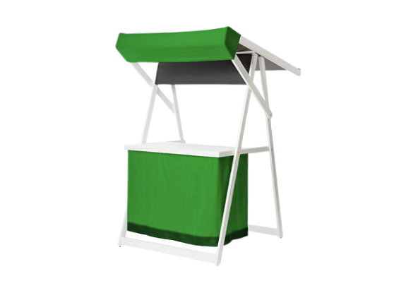 Киоск зеленый