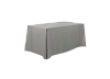 Скатерть прямоугольная серая
