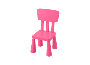 Детский стульчик Mammut розовый