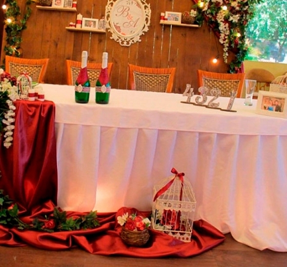 картинка Фуршетная юбка 5,6м белая от компании Рент-Бери