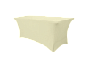 Стрейч скатерть для прямоугольного стола шампань