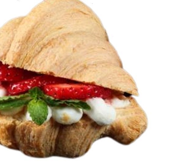 Круассан с клубникой и рикоттой рис 2