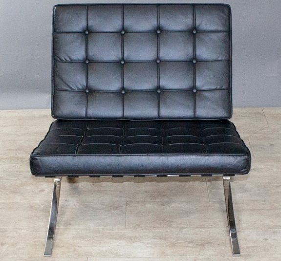 Кресло Barcelona Черное рис 1