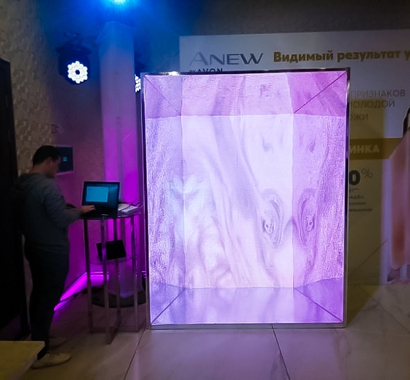 картинка Интерактивная LED фотозона "Калейдоскоп" от компании Рент-Бери